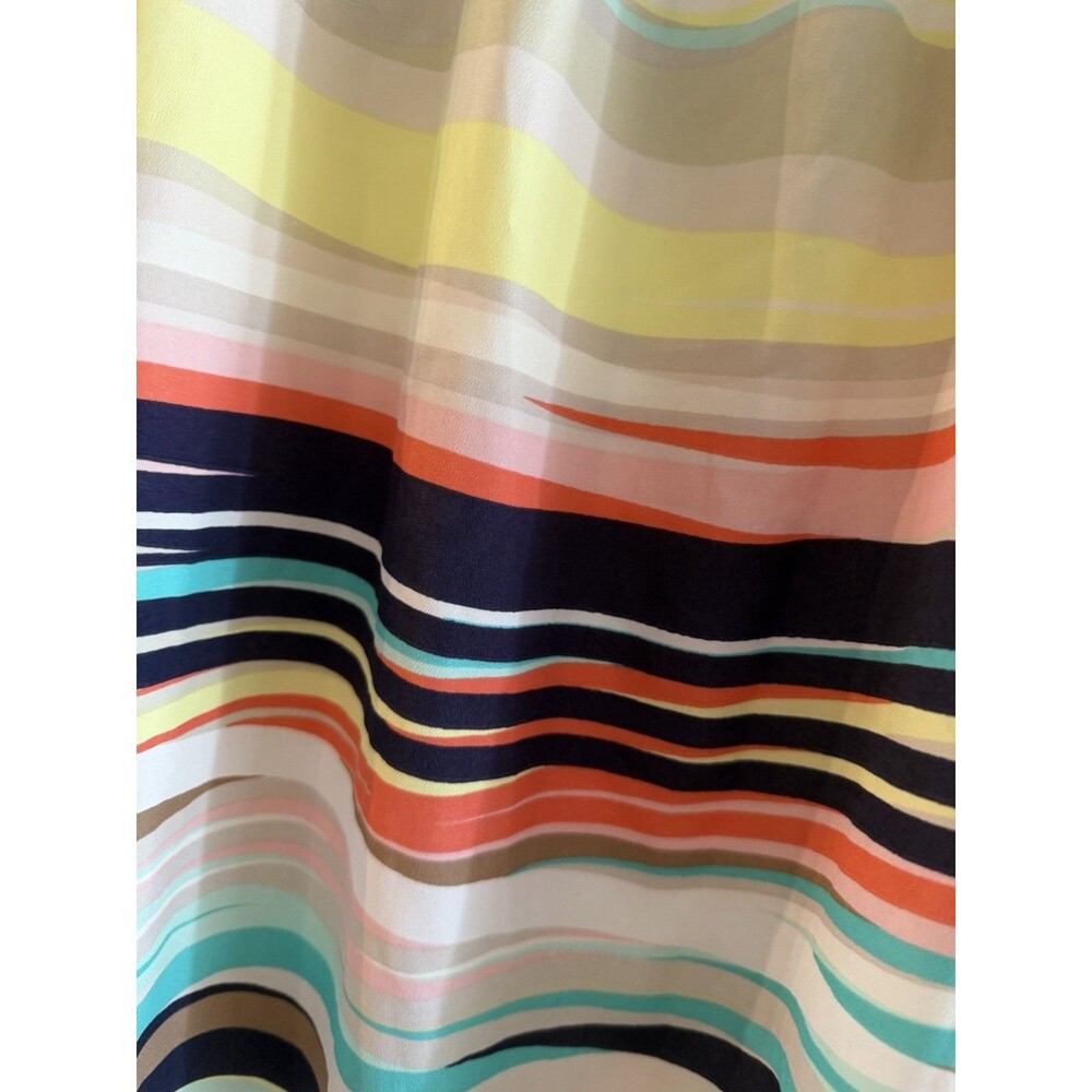 Speechless Women's Multicolor Striped Shift Dress Round Neck Sleeveless Short L - Picture 4 of 8